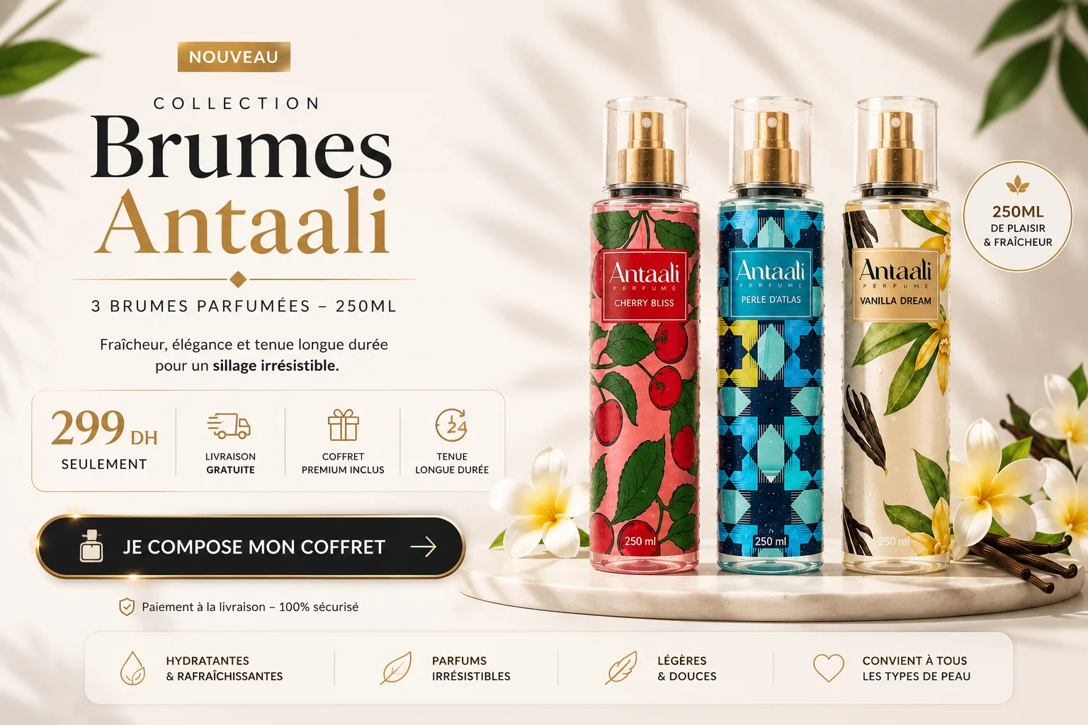 Trio de rêve — 3 brumes 250ml