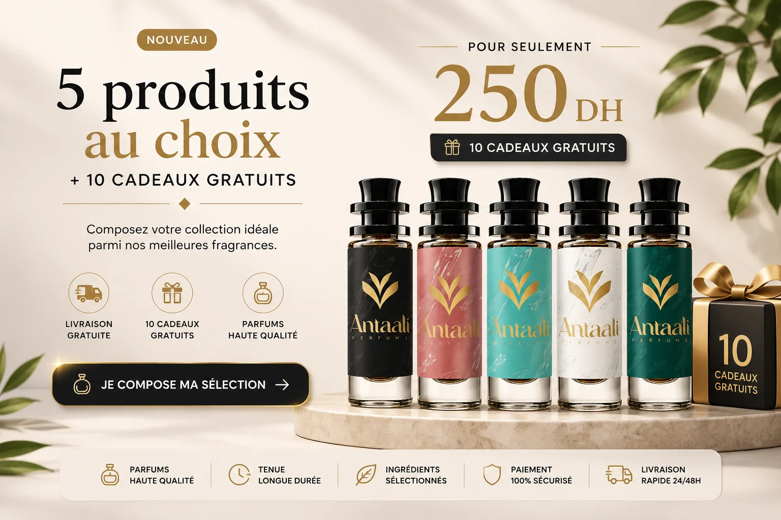 Pack Prestige — 5 parfums 30ml