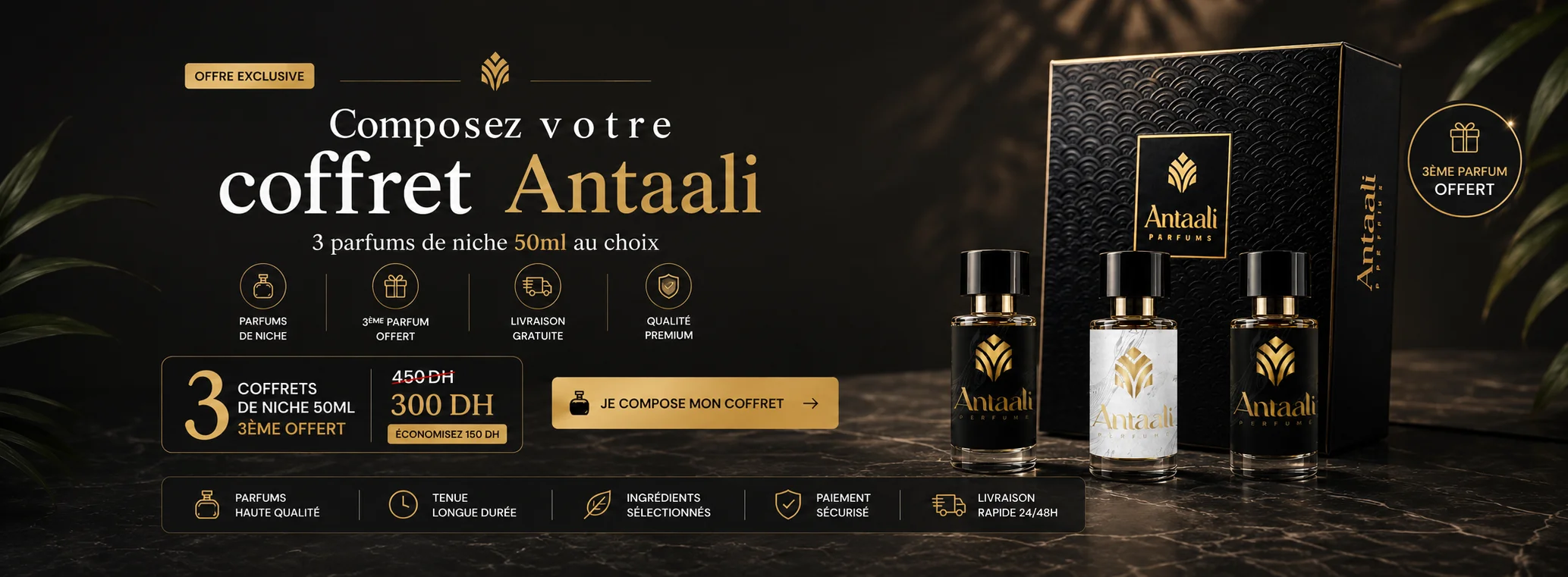 Pack Niche — 3 parfums 50ml